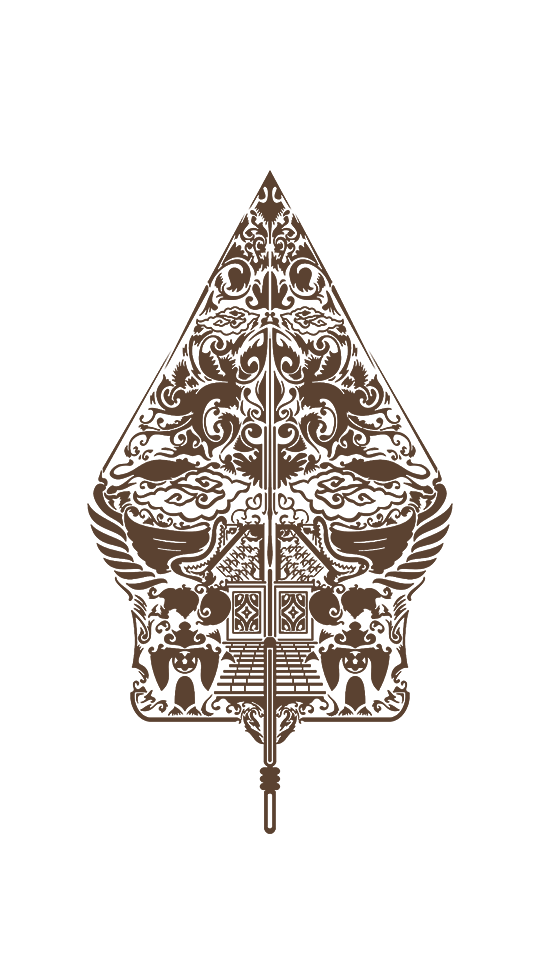 Gunungan wayang coklat.jpg